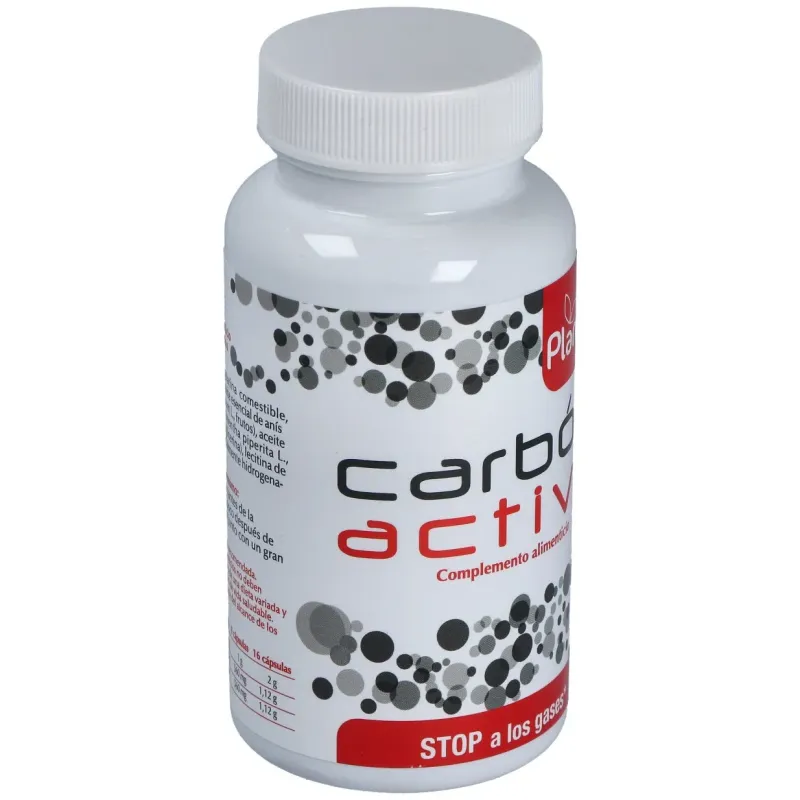 Carbon activo plantis 60cap. | Farmacia Barata