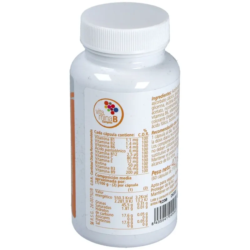 Artesania agricola vitamina b complex 60caps | Farmacia Barata Artesania agricola vitamina b complex 60caps | Farmacia Barata