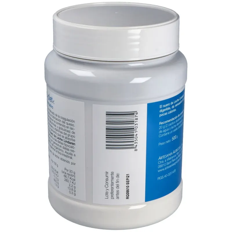 Lindaren suero de leche natural 500gr. | Farmacia Barata