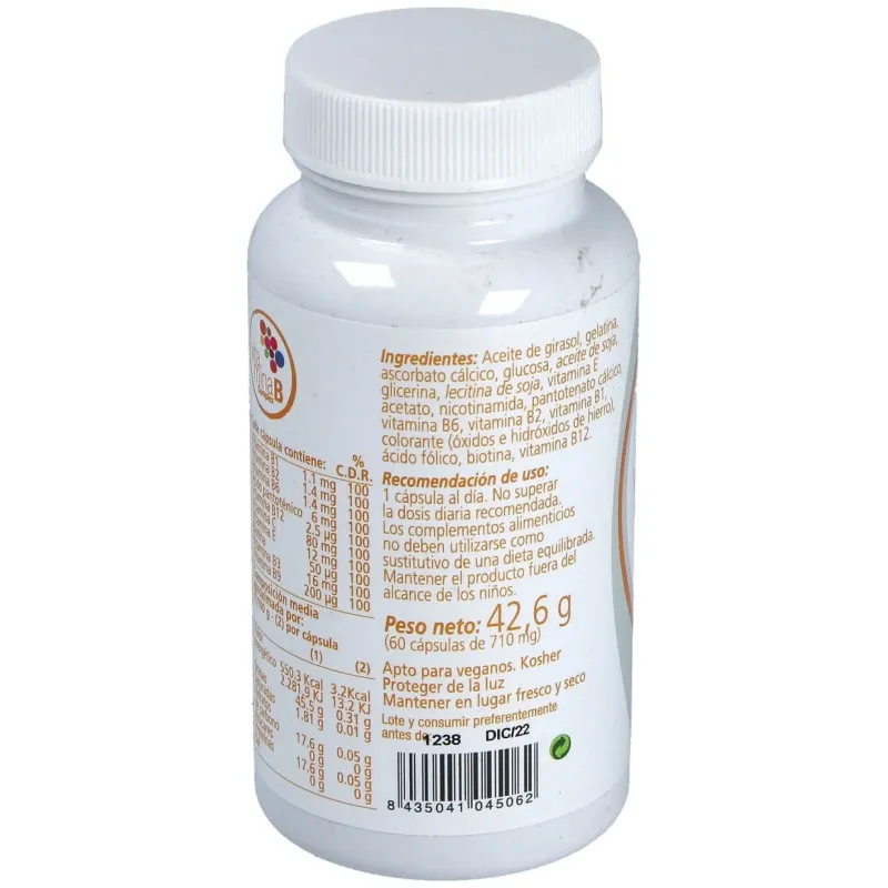 Artesania agricola vitamina b complex 60caps | Farmacia Barata Artesania agricola vitamina b complex 60caps | Farmacia Barata