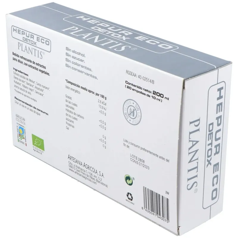 Plantis hepur eco detox 20 viales | Farmacia Barata Plantis hepur eco detox 20 viales | Farmacia Barata