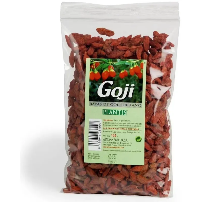 Goji bayas plantis 150grs. | Farmacia Barata