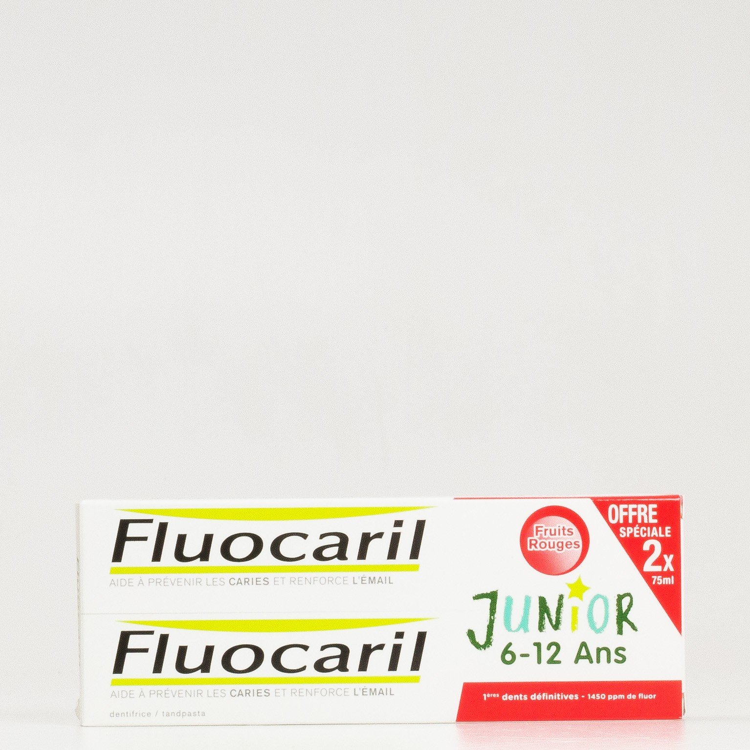 Fluocaril Junior Duplo, 2x75ml.