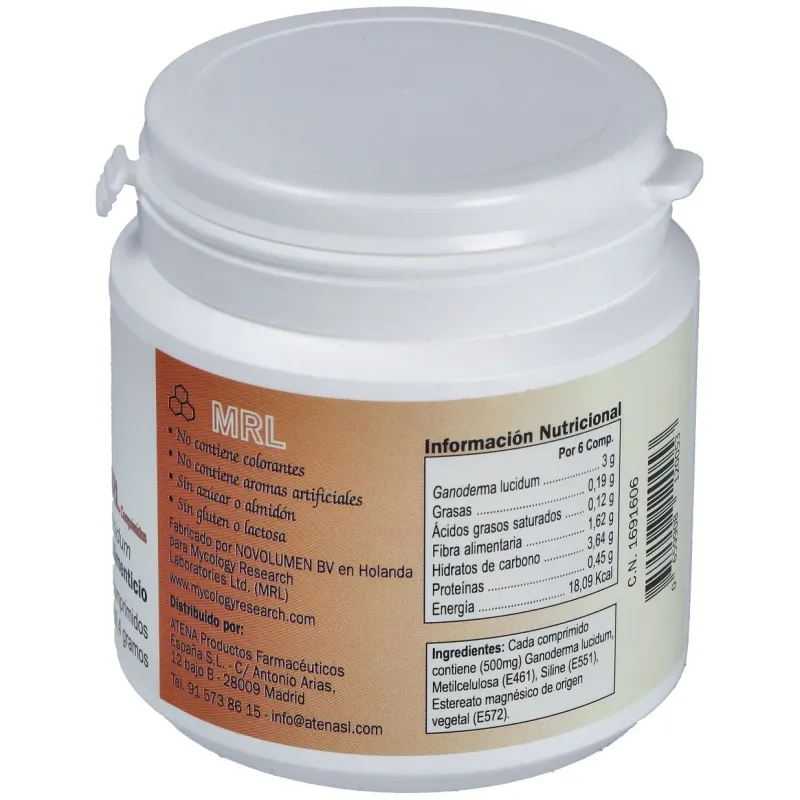 Reishi-ganoderma-mrl 500mg. 90comp. | Farmacia Barata