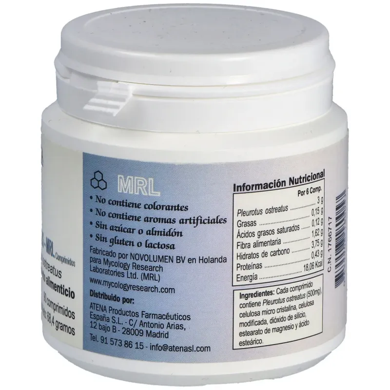 Pleurotus-mrl 90comp. | Farmacia Barata