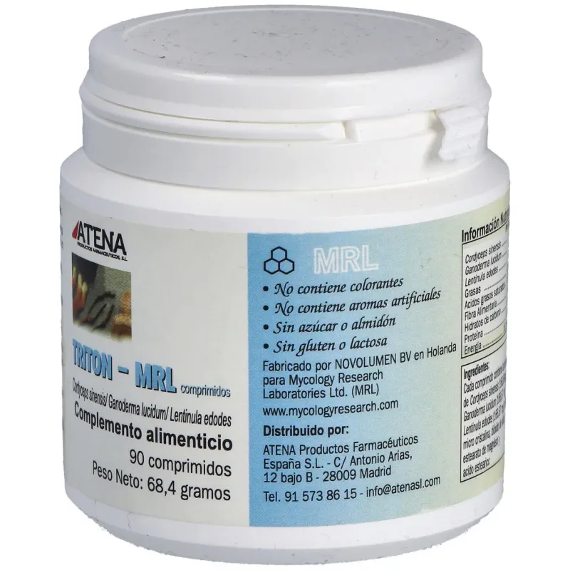 Atena triton mrl 500mg 90comp | Farmacia Barata