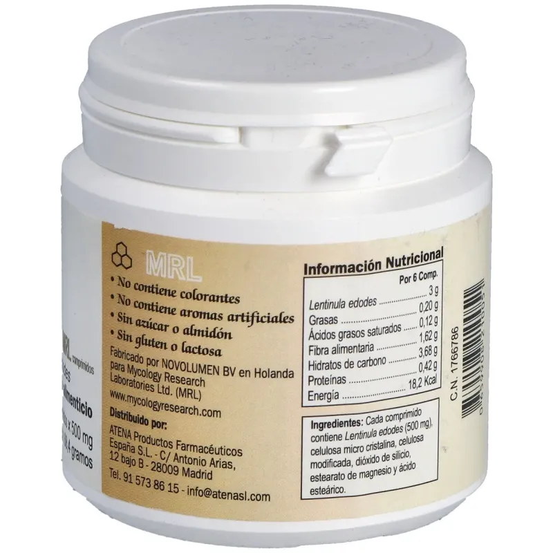 Shiitake-mrl 90comp. | Farmacia Barata