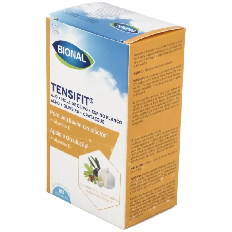Tensifit xtra (ajo+olivo+espino blanco) 80cap. | Farmacia Barata