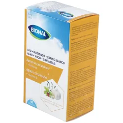 Bional ajo+muérdago+espino blanco+vitamina e 80 cápsulas | Farmacia Barata