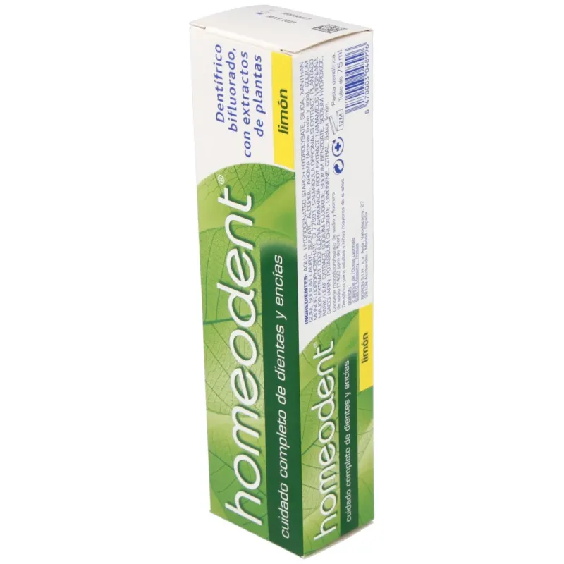 Homéodent dentífrico dientes y encías limón 75ml | Farmacia Barata