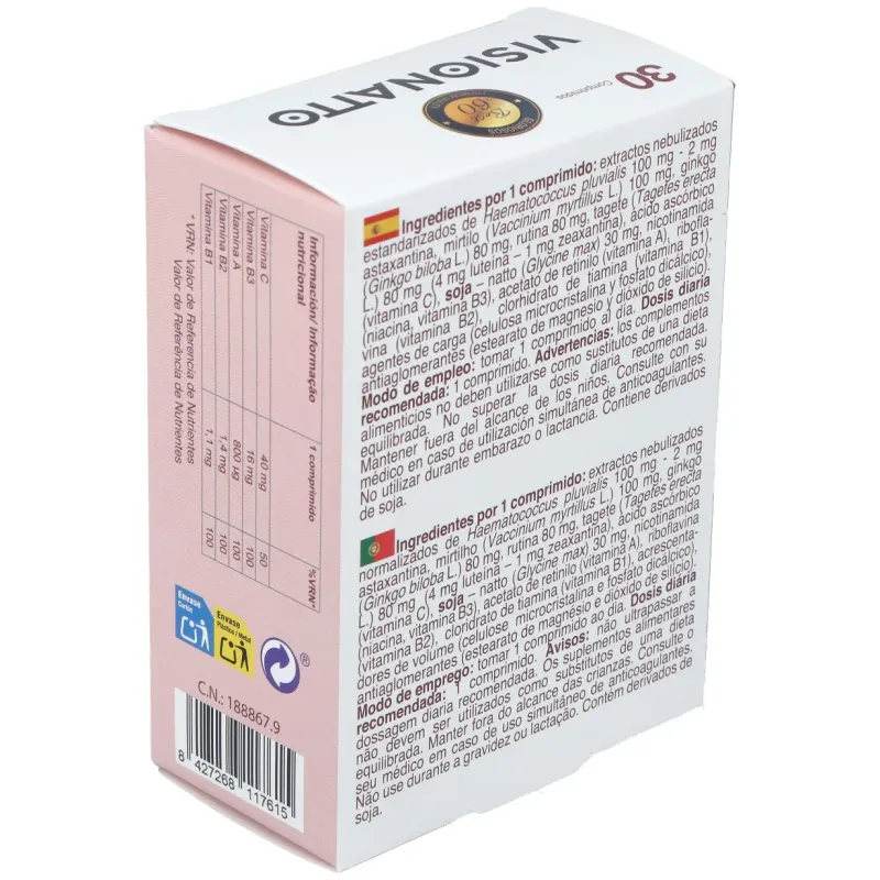 Bioserum visionatto 30comp | Farmacia Barata