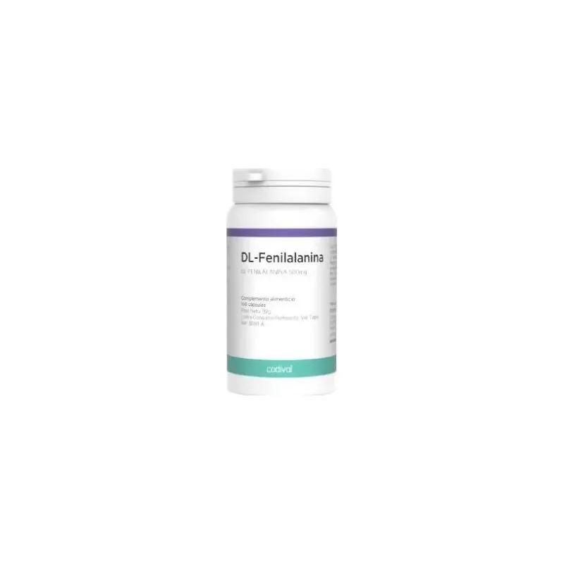 Codival dl-fenilalanina phenylalanine 500mg 100caps | Farmacia Barata