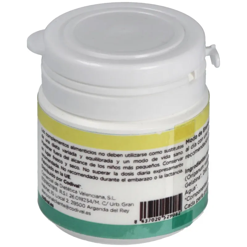 Codival adp orégano emulsión 60 perlas | Farmacia Barata