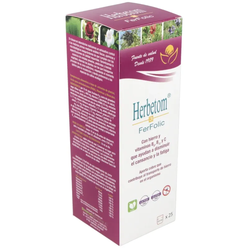 Bioserum herbetom 3 ff hierro 250ml | Farmacia Barata