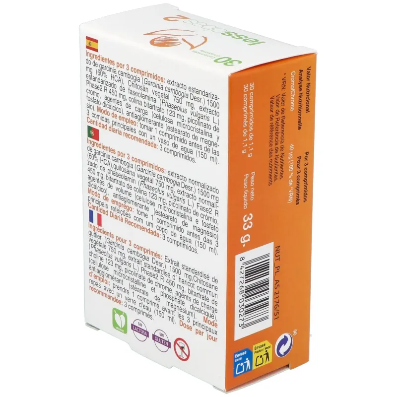 Herbetom lesobes 2 control de calorías 30 comprimidos | Farmacia Barata