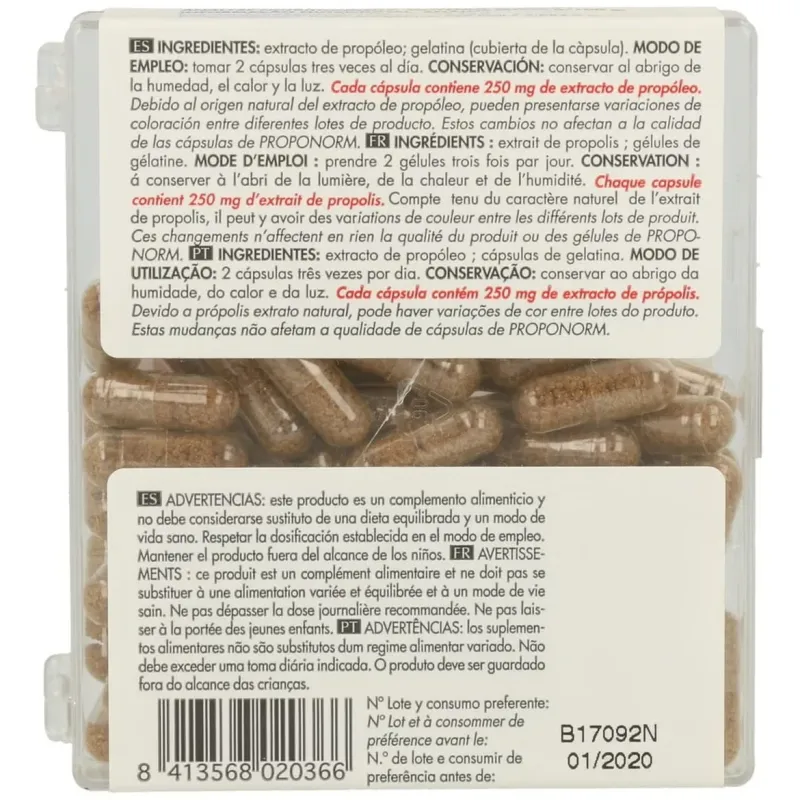 Aprolis proponorm propolis bio 60cap | Farmacia Barata