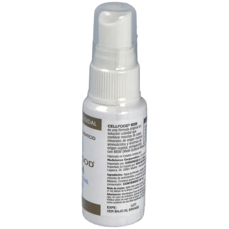 Cell food msm spray 30ml. | Farmacia Barata