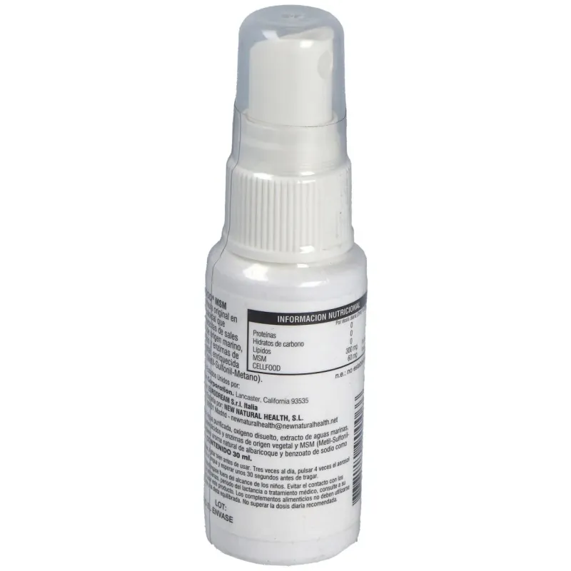 Cell food msm spray 30ml. | Farmacia Barata