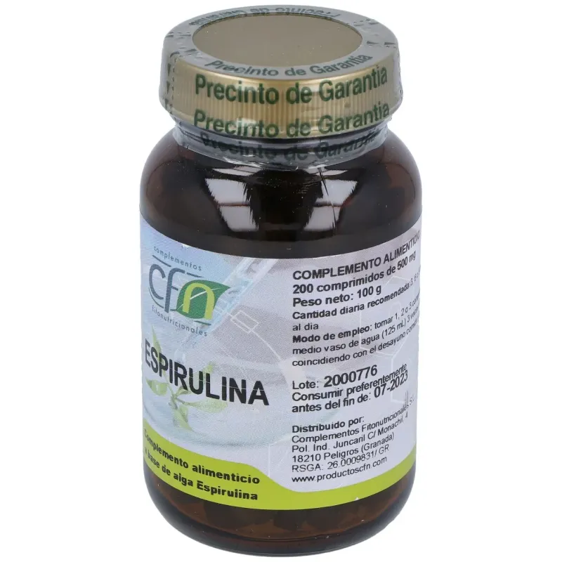 Espirulina 400mg. 200comp. | Farmacia Barata