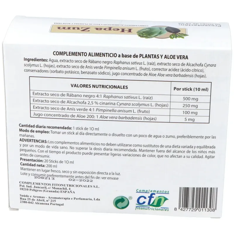 Cfn hepazum 20uds | Farmacia Barata