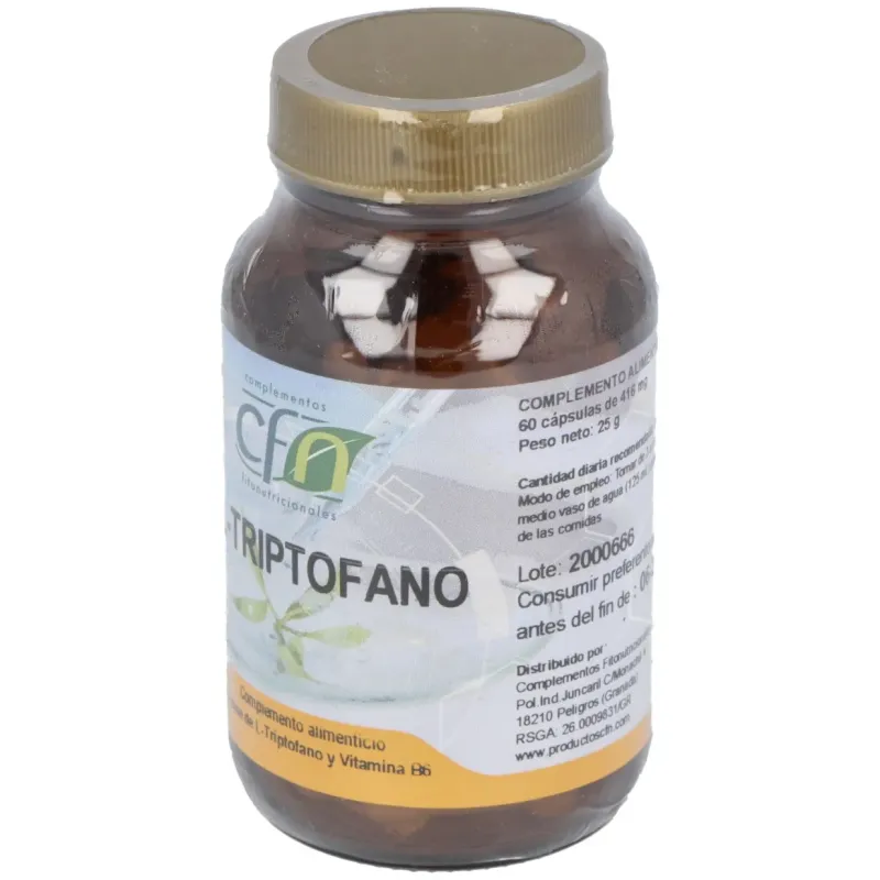 Cfn l-triptofano 60caps | Farmacia Barata