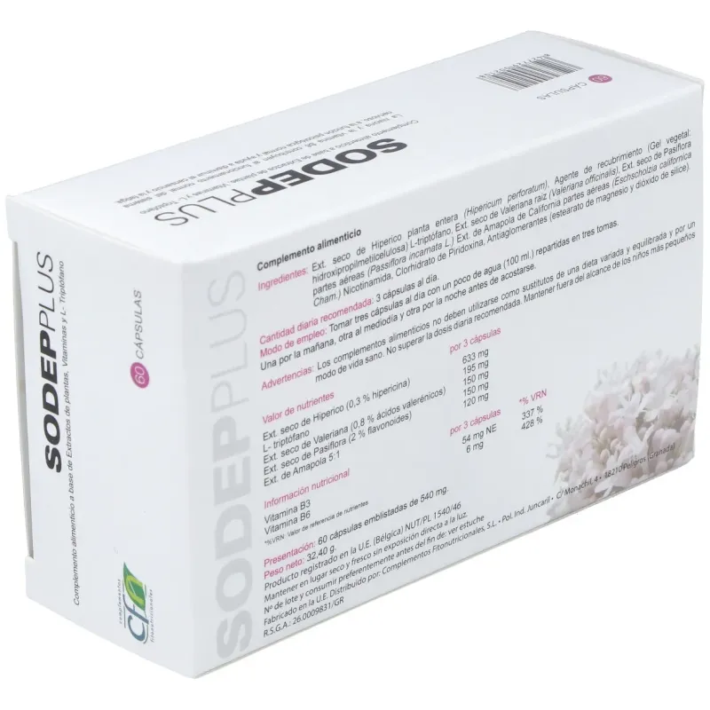 Sodep plus relax (sodep) 60cap. | Farmacia Barata