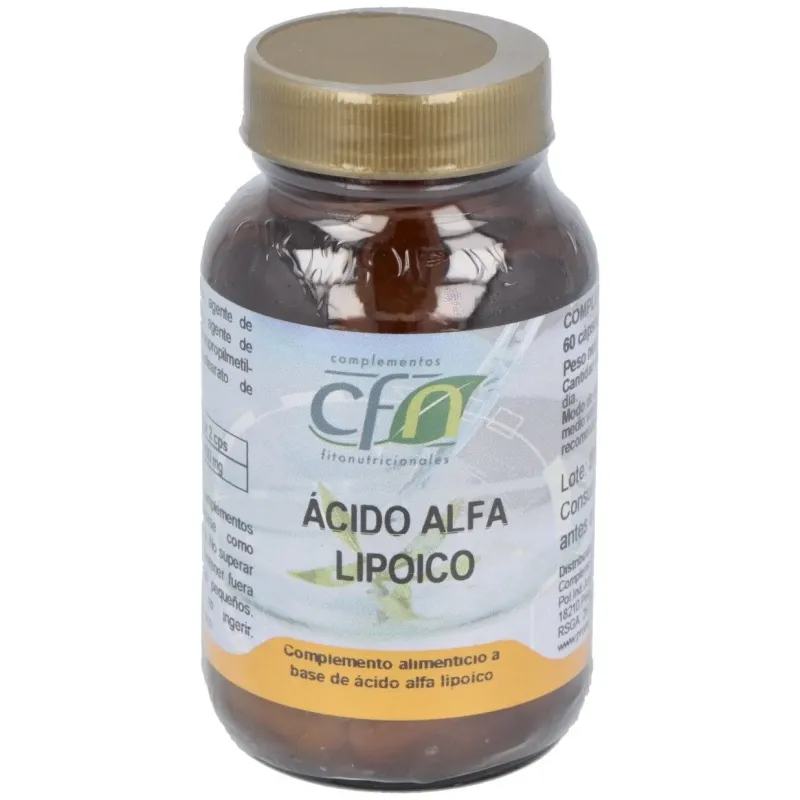 Cfn ácido alfalipoico 60caps | Farmacia Barata