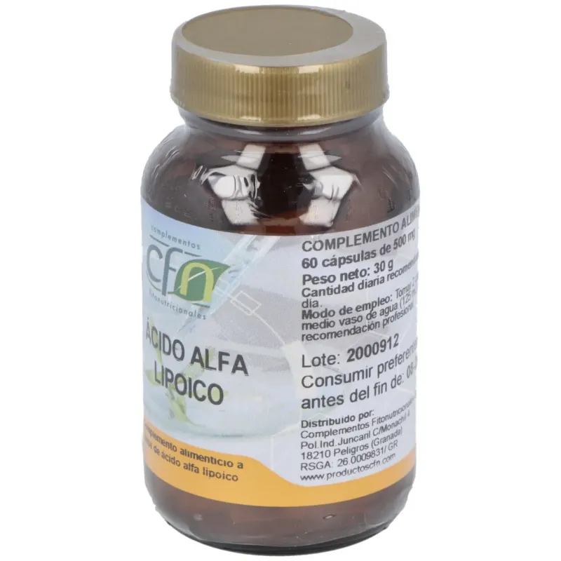 Cfn ácido alfalipoico 60caps | Farmacia Barata