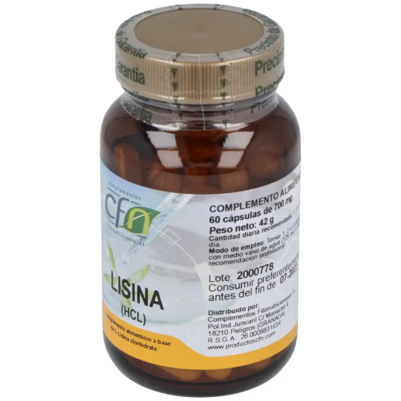 Lisina 500mg. 60cap. | Farmacia Barata Lisina 500mg. 60cap. | Farmacia Barata