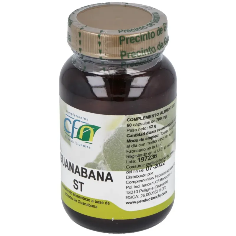 Cfn guanábana graviola 60caps | Farmacia Barata