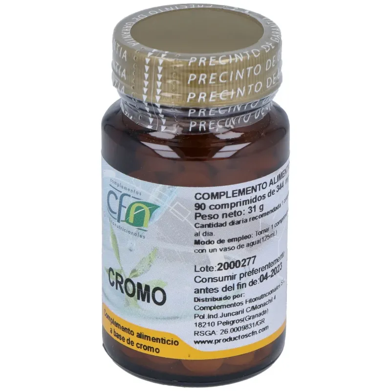 Picolinato de cromo 90comp. | Farmacia Barata