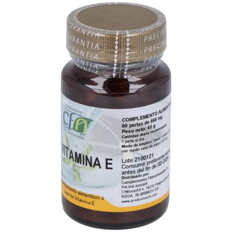 Cfn vitamina e 400ui natural 60 perlas | Farmacia Barata Cfn vitamina e 400ui natural 60 perlas | Farmacia Barata