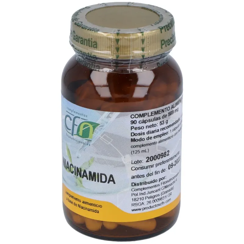 Cfn niacinamida 610mg 90caps | Farmacia Barata Cfn niacinamida 610mg 90caps | Farmacia Barata