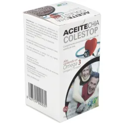 Aceite chia colestop (salvia hispanica) 60perlas | Farmacia Barata Aceite chia colestop (salvia hispanica) 60perlas | Farmacia Barata