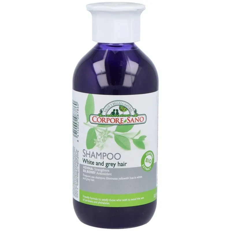 Corpore sano champú henna cabellos blancos 300ml | Farmacia Barata Corpore sano champú henna cabellos blancos 300ml | Farmacia Barata