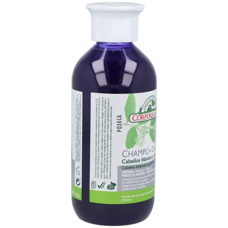 Corpore sano champú henna cabellos blancos 300ml | Farmacia Barata Corpore sano champú henna cabellos blancos 300ml | Farmacia Barata