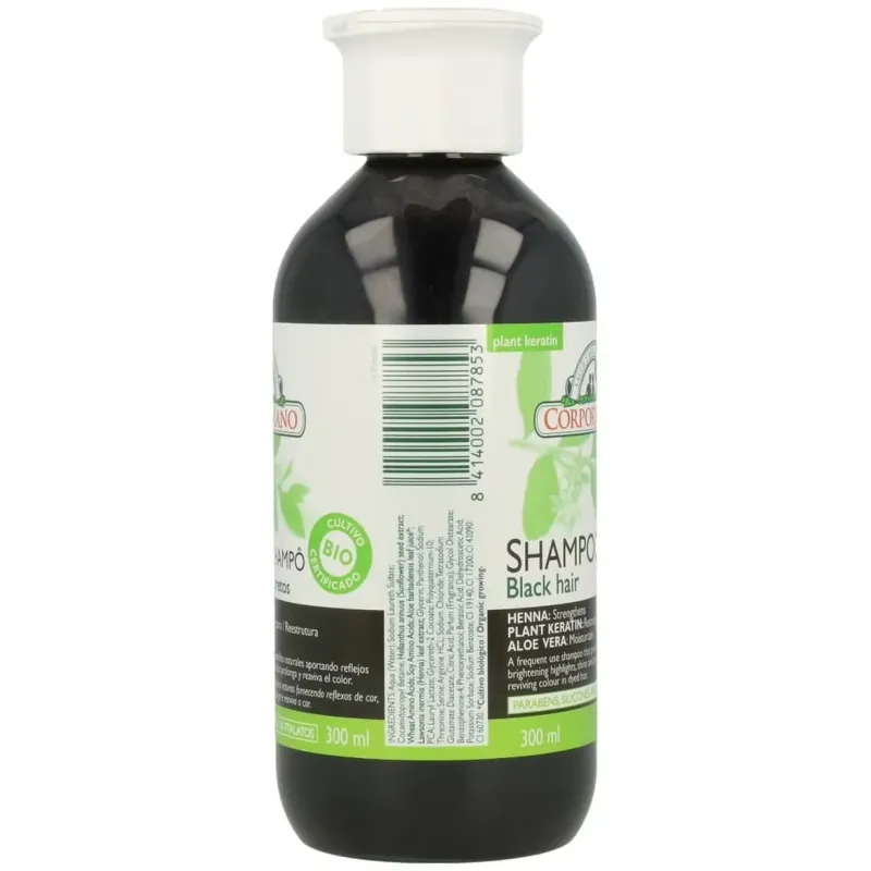 Corpore sano champu henna negro 300 ml | Farmacia Barata