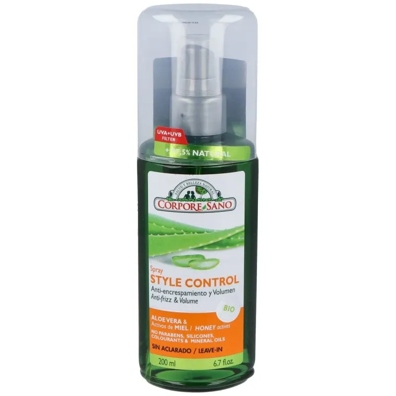 Corpore sano spray style control antiencrepamiento y volumen 200 | Farmacia Barata