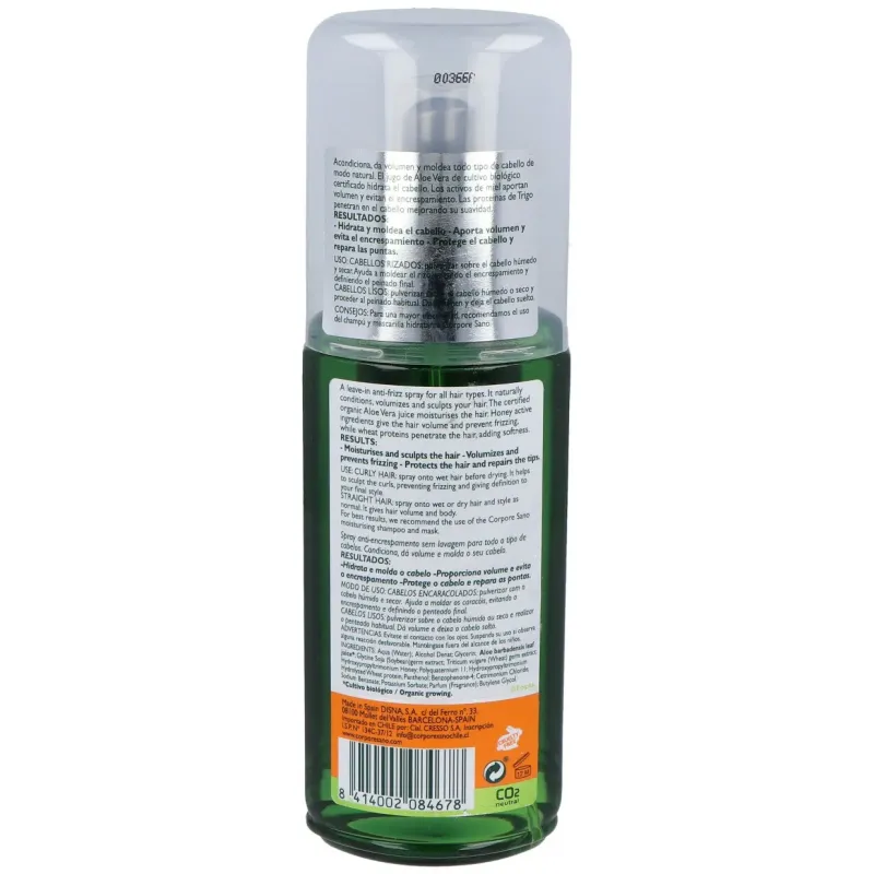 Corpore sano spray style control antiencrepamiento y volumen 200 | Farmacia Barata