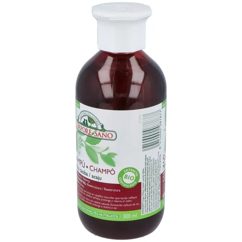 Corpore sano champu cabellos caoba 300 ml bio | Farmacia Barata