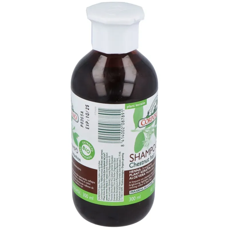 Corpore sano champu cabellos castaño 300m bio | Farmacia Barata