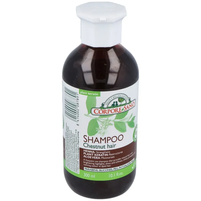 Corpore sano champu cabellos castaño 300m bio | Farmacia Barata
