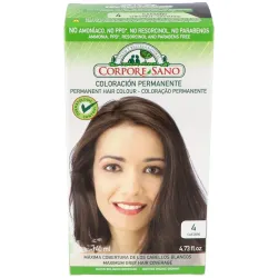 Corpore sano tinte permanente nº 4 castaño140ml