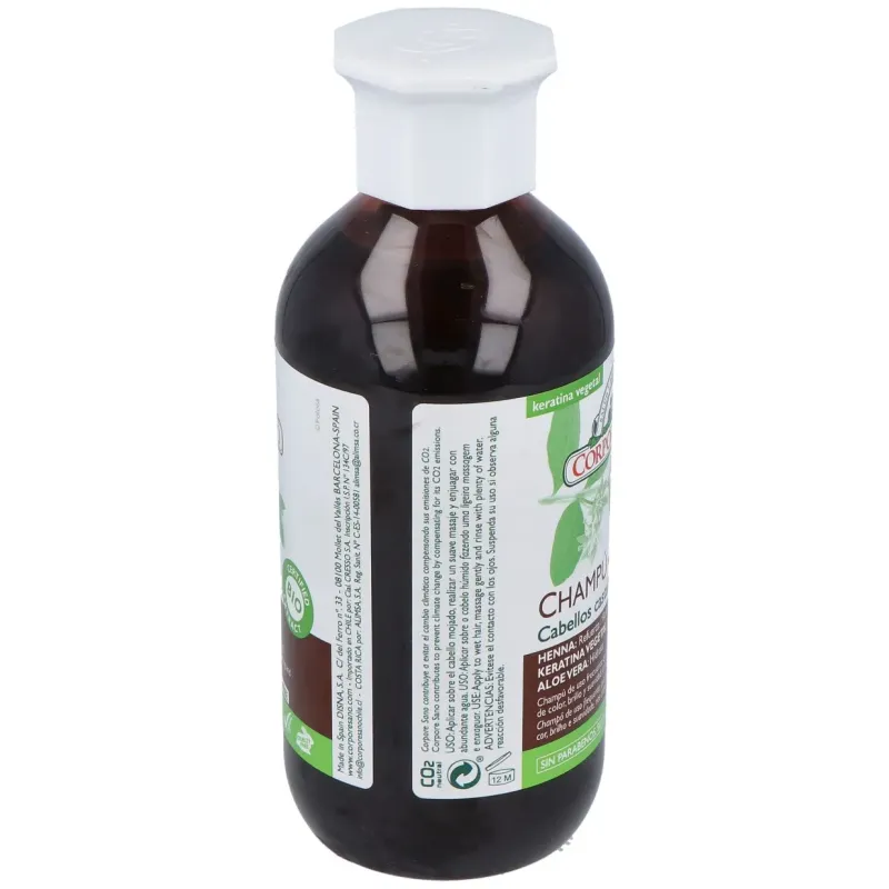 Corpore sano champu cabellos castaño 300m bio | Farmacia Barata