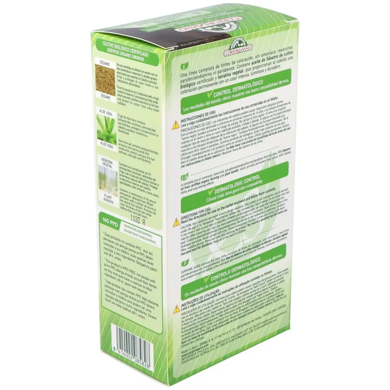 Corpore sano tinte permanente nº 4 castaño140ml | Farmacia Barata Corpore sano tinte permanente nº 4 castaño140ml | Farmacia Barata