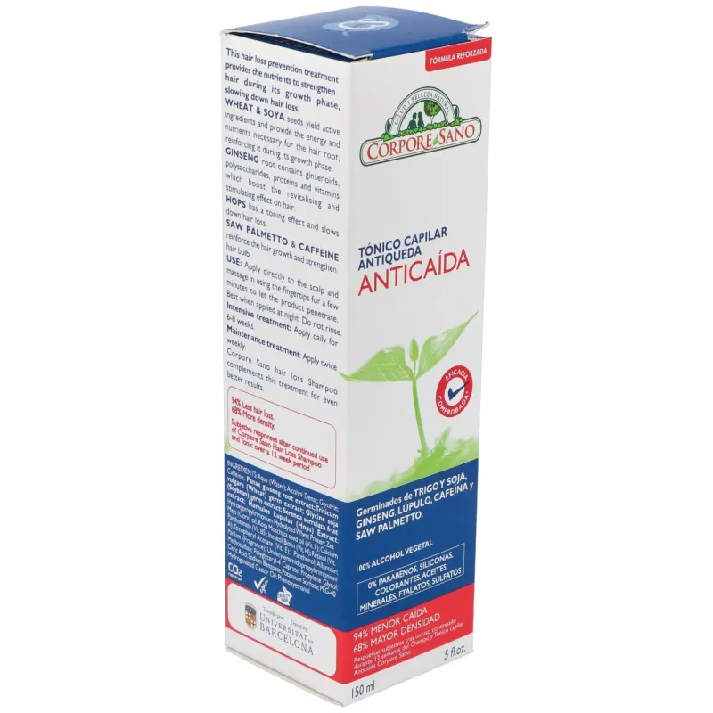 Corpore sano locion soja cereales y ginseng anticaida 150ml | Farmacia Barata Corpore sano locion soja cereales y ginseng anticaida 150ml | Farmacia Barata