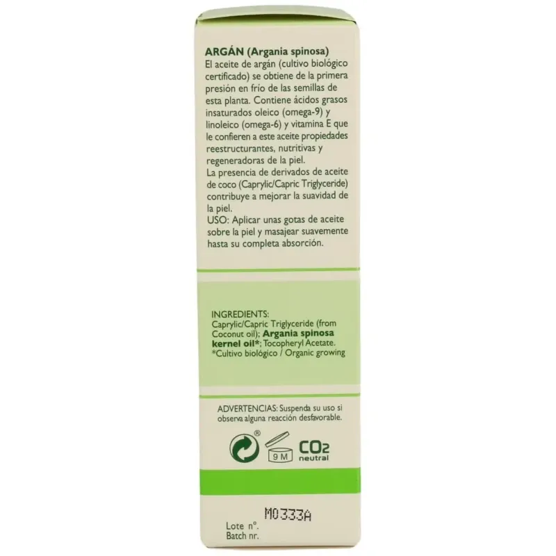 Corpore sano aceite natural argán 30ml | Farmacia Barata