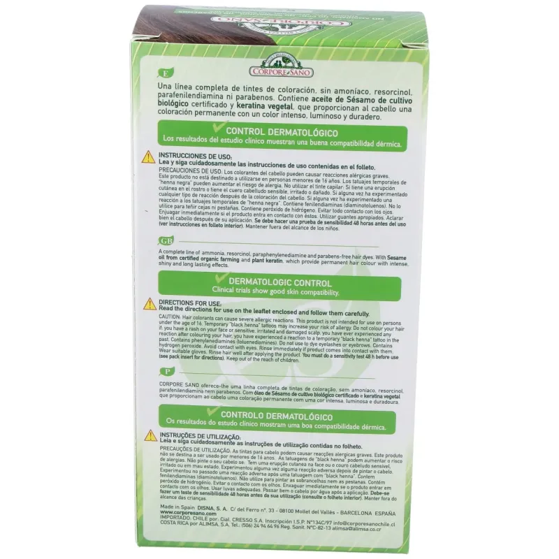 Corpore sano tinte 5.7 chocolate | Farmacia Barata Corpore sano tinte 5.7 chocolate | Farmacia Barata