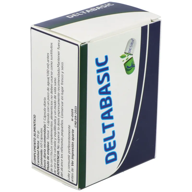 Deltabasic (regulador ph) 60cap. | Farmacia Barata