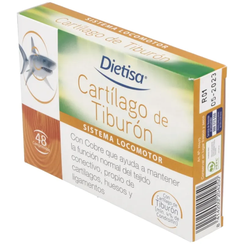 Cartilago de tiburon (ideceron) 48comp. | Farmacia Barata Cartilago de tiburon (ideceron) 48comp. | Farmacia Barata